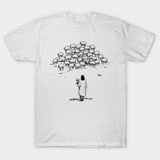 Good Shepherd | Jesus with Sheep T-Shirt